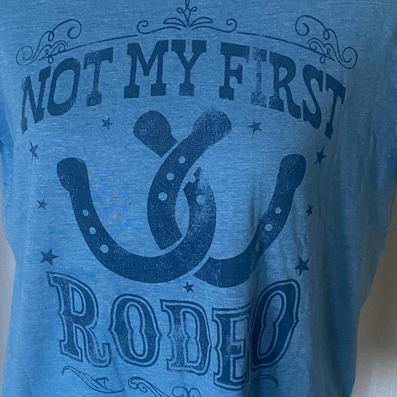 Maurices tee NOT MY FIRST RODEO size Small NWOT - Picture 2 of 4